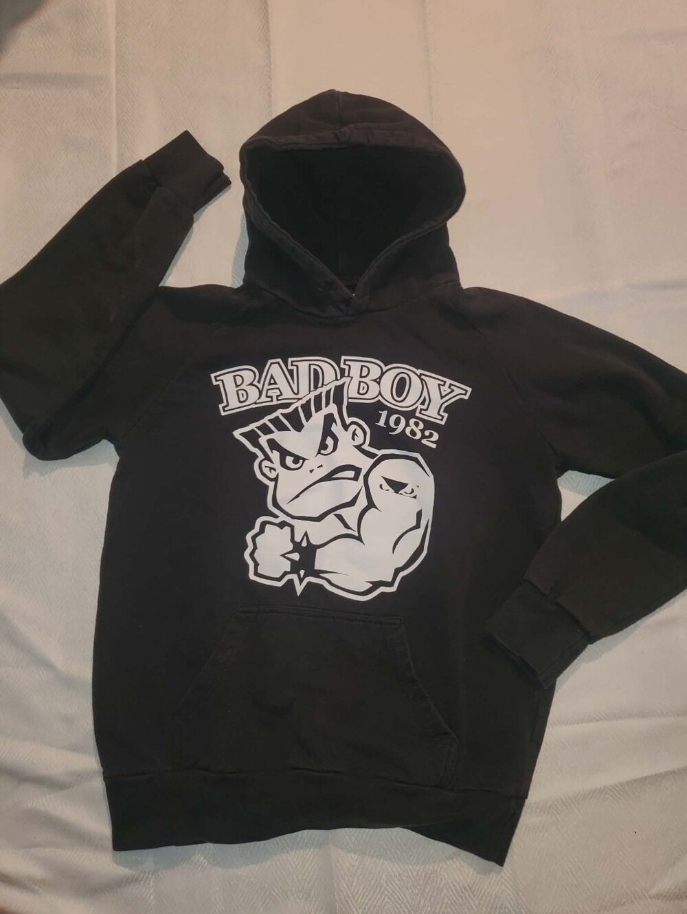 Vintage Bad Boy 1982 Graphic Hoodie - Black